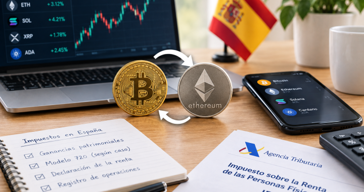Permutar criptomonedas (cripto por cripto): el error fiscal que muchos cometen en España