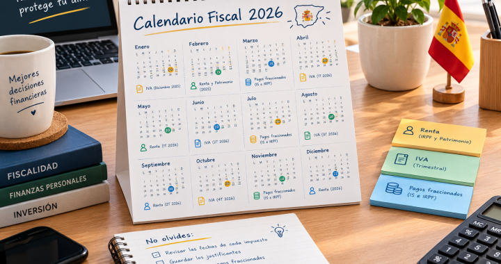 Calendario fiscal 2026 en España: fechas clave de la Renta, IVA y pagos fraccionados