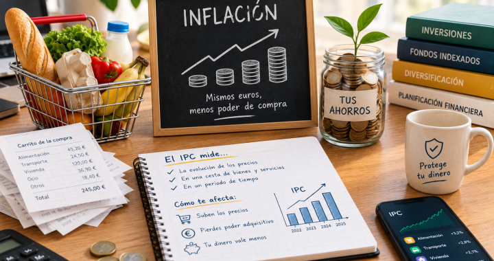 Qué es la inflación y cómo te afecta: cómo se mide el IPC y cómo proteger tus ahorros